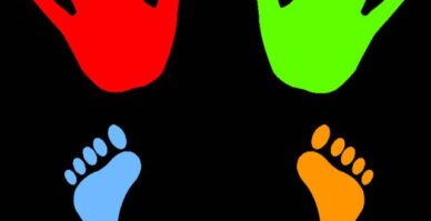 今日の活動「手足ケンケンパ」✋👣